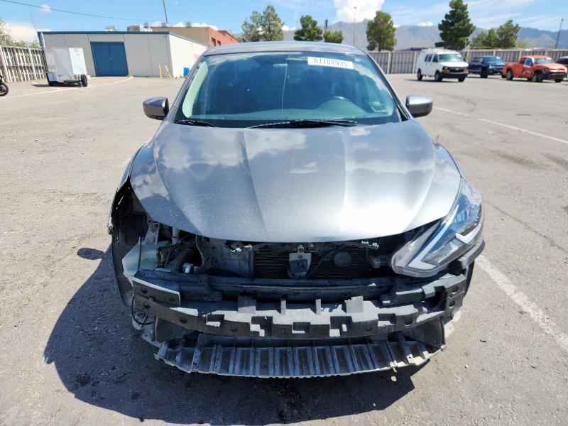 3N1AB7AP3JY295091 - 2018 NISSAN SENTRA S Szary zdjęcie 5