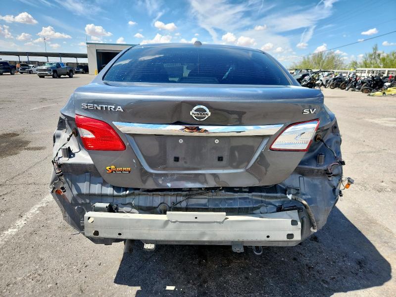 3N1AB7AP3JY295091 - 2018 NISSAN SENTRA S Szary zdjęcie 6