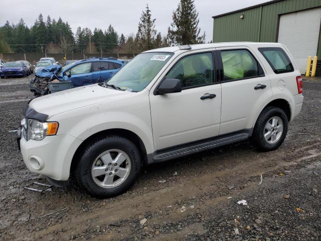 1FMCU0C79AKA63514 - 2010 FORD ESCAPE XLS WHITE photo 1