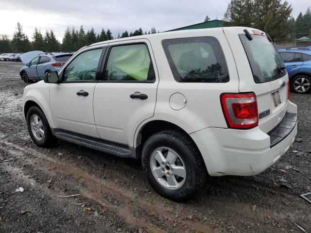 1FMCU0C79AKA63514 - 2010 FORD ESCAPE XLS WHITE photo 2