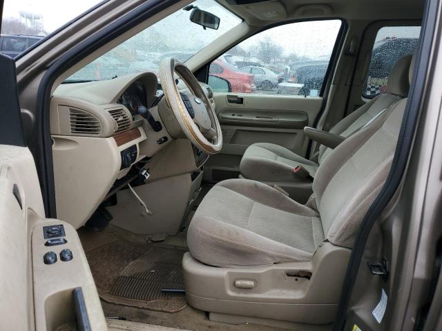 2FMZA52235BA83893 - 2005 FORD FREESTAR SEL TAN photo 7