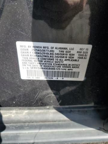 5FRYD4H40GB006123 - 2016 ACURA MDX TECHNOLOGY Grau Foto 12