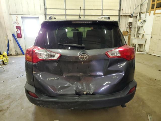 JTMWFREV0DD011046 - 2013 TOYOTA RAV4 XLE GRAY photo 6