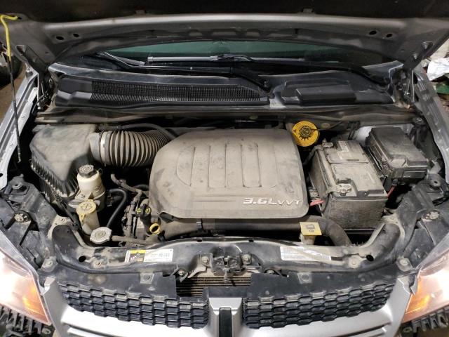 2C4RDGEGXJR223549 - 2018 DODGE GRAND CARA GT GRAY photo 12