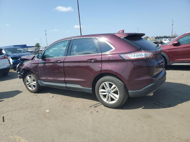 2FMPK4J94JBB24815 - 2018 FORD EDGE SEL Бордовый фото 2