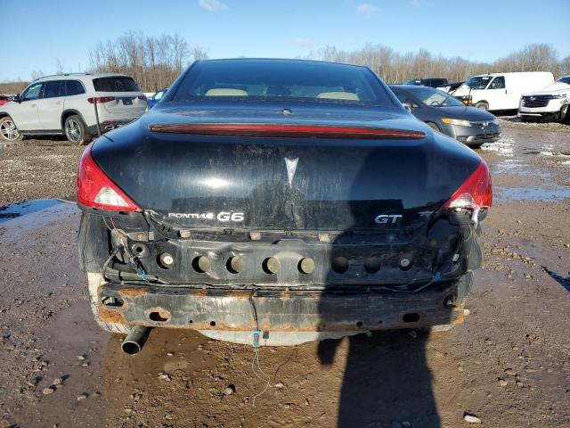 1G2ZH36N874272243 - 2007 PONTIAC G6 GT BLACK photo 6