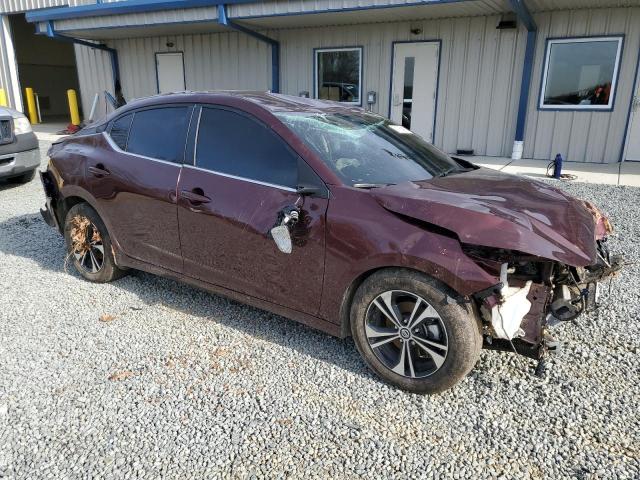 3N1AB8CVXPY324046 - 2023 NISSAN SENTRA SV BURGUNDY photo 4