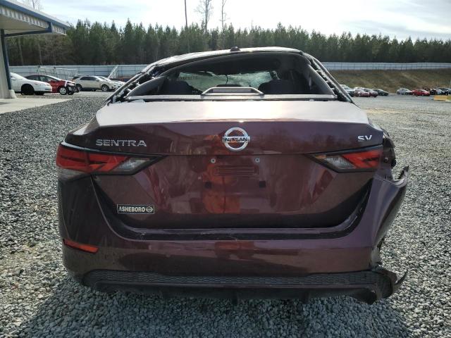 3N1AB8CVXPY324046 - 2023 NISSAN SENTRA SV BURGUNDY photo 6