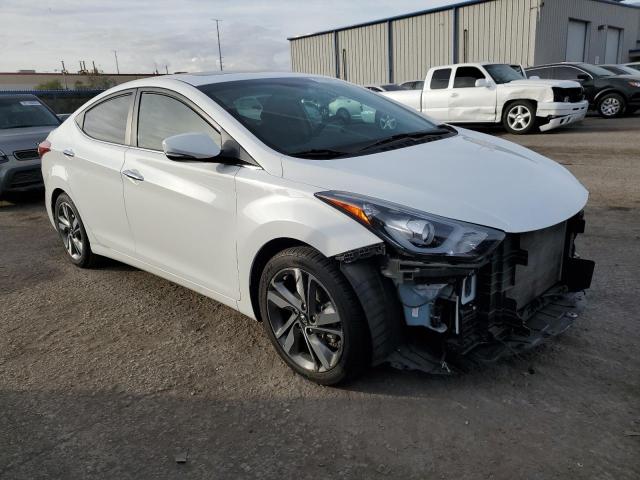 5NPDH4AE3EH520120 - 2014 HYUNDAI ELANTRA SE WHITE photo 4