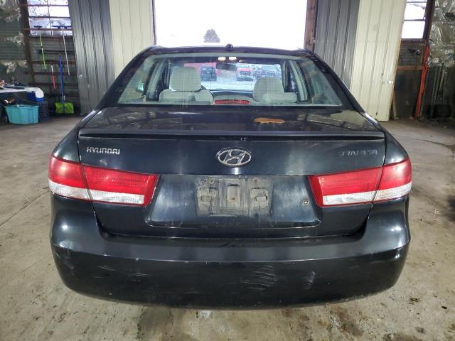 5NPET46CX7H282859 - 2007 HYUNDAI SONATA GLS BLACK photo 6