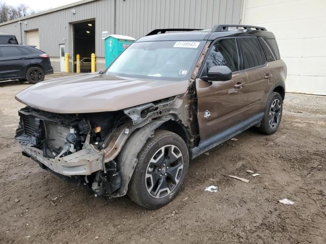 3FMCR9C63NRD10895 - 2022 FORD BRONCO SPO OUTER BANKS BROWN photo 1