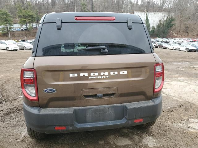 3FMCR9C63NRD10895 - 2022 FORD BRONCO SPO OUTER BANKS BROWN photo 6