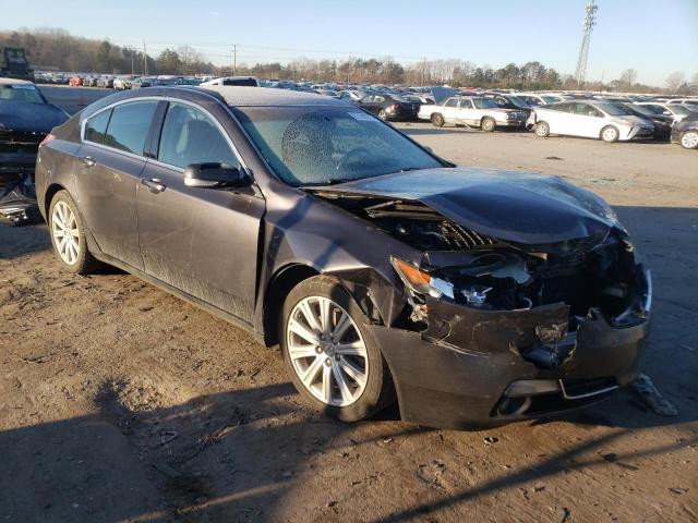 19UUA8F3XEA002789 - 2014 ACURA TL SE GRAY photo 4