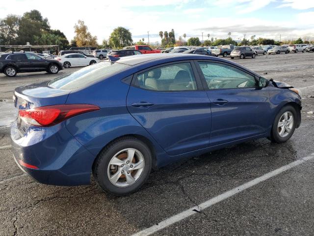 5NPDH4AE1FH646722 - 2015 HYUNDAI ELANTRA SE BLUE photo 3