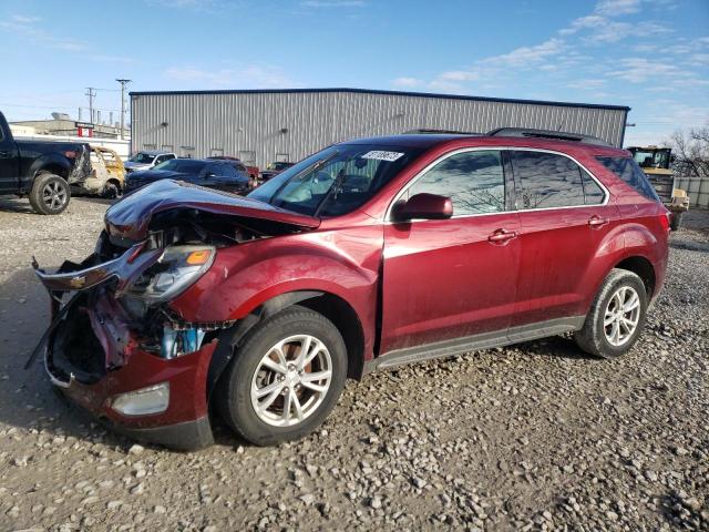 2GNALCEK3H1605001 - 2017 CHEVROLET EQUINOX LT BURGUNDY photo 1