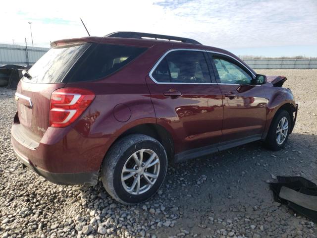 2GNALCEK3H1605001 - 2017 CHEVROLET EQUINOX LT BURGUNDY photo 3