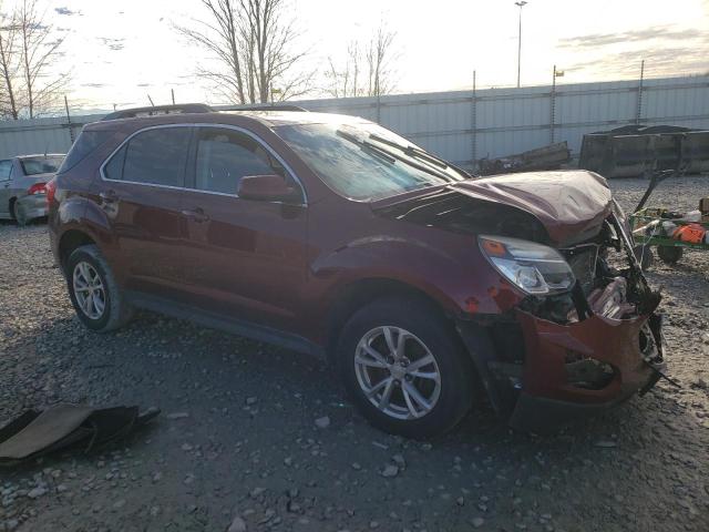 2GNALCEK3H1605001 - 2017 CHEVROLET EQUINOX LT BURGUNDY photo 4