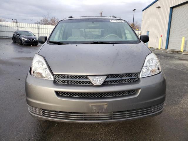 5TDZA23C54S125925 - 2004 TOYOTA SIENNA CE GRAY photo 5