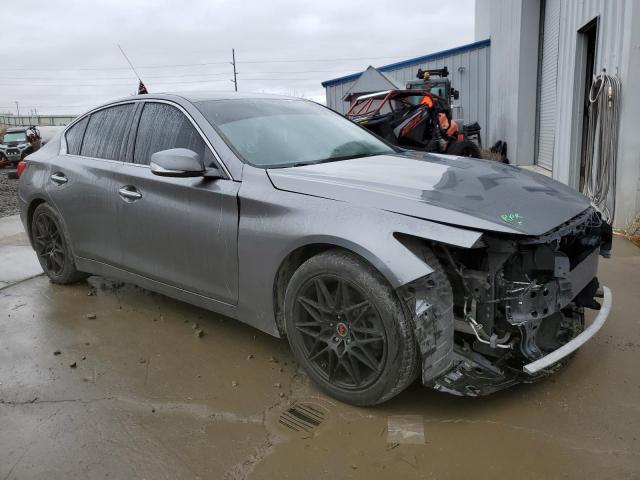 JN1BV7AP3EM684379 - 2014 INFINITI Q50 BASE SILVER photo 4