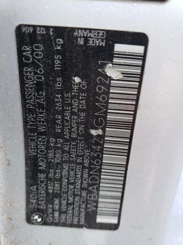 WBADN6342YGM69241 - 2000 BMW 540 I AUTOMATIC Gümüş fotoğraf 12