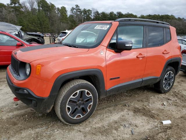 ZACCJBCT4FPB34119 - 2015 JEEP RENEGADE TRAILHAWK ORANGE photo 1