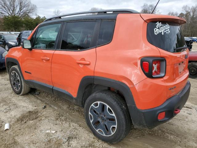 ZACCJBCT4FPB34119 - 2015 JEEP RENEGADE TRAILHAWK ORANGE photo 2