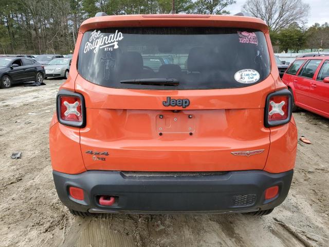 ZACCJBCT4FPB34119 - 2015 JEEP RENEGADE TRAILHAWK ORANGE photo 6