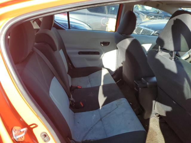 JTDKDTB31D1048113 - 2013 TOYOTA PRIUS C ORANGE photo 10