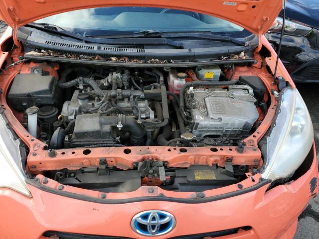 JTDKDTB31D1048113 - 2013 TOYOTA PRIUS C ORANGE photo 11