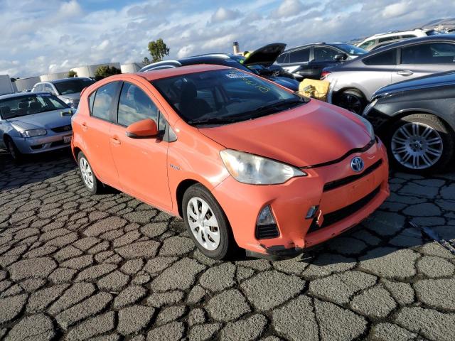 JTDKDTB31D1048113 - 2013 TOYOTA PRIUS C ORANGE photo 4