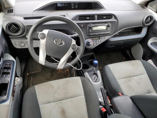 JTDKDTB31D1048113 - 2013 TOYOTA PRIUS C ORANGE photo 8