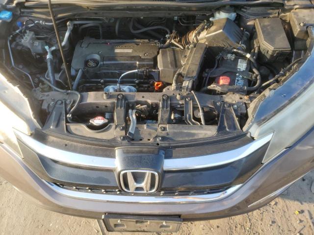 2HKRM4H58GH621907 - 2016 HONDA CR-V EX GRAY photo 12