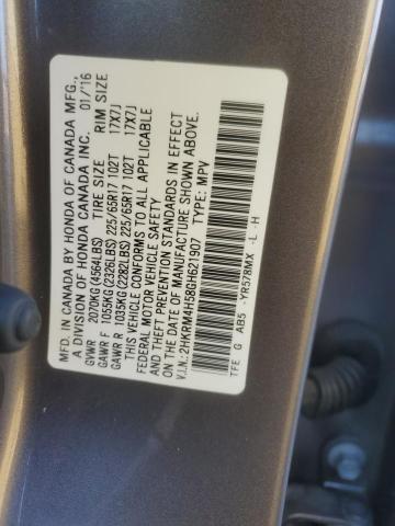 2HKRM4H58GH621907 - 2016 HONDA CR-V EX GRAY photo 13