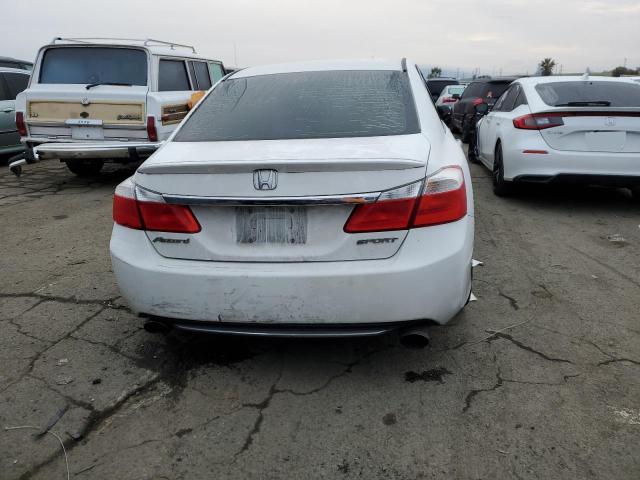 1HGCR2F55EA115360 - 2014 HONDA ACCORD SPORT WHITE photo 6