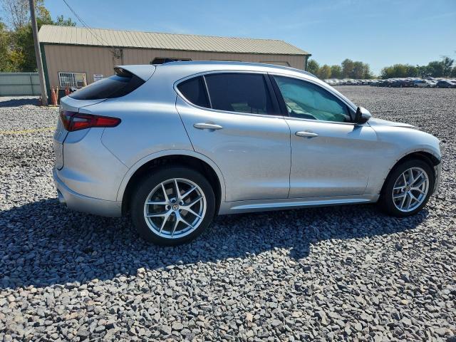 ZASPAKBN6M7D16023 - 2021 ALFA ROMEO STELVIO TI SILVER photo 3