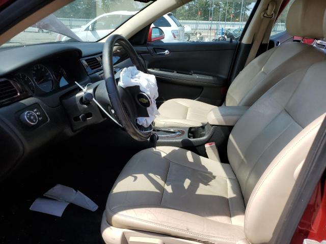 2G1WC5E31D1119258 - 2013 CHEVROLET IMPALA LTZ RED photo 7
