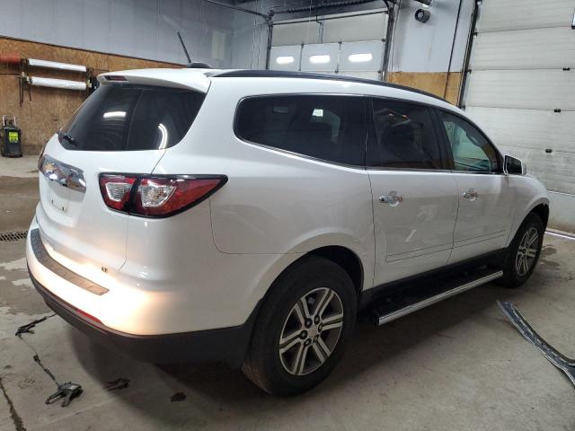 1GNKRHKD0HJ311650 - 2017 CHEVROLET TRAVERSE LT WHITE photo 3