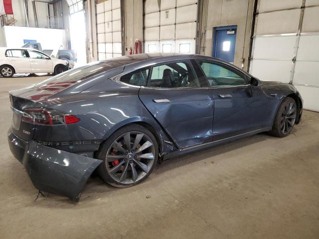 5YJSA1E41HF216993 - 2017 TESLA MODEL S GRAY photo 3