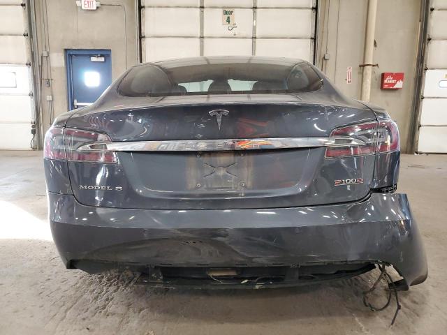 5YJSA1E41HF216993 - 2017 TESLA MODEL S GRAY photo 6