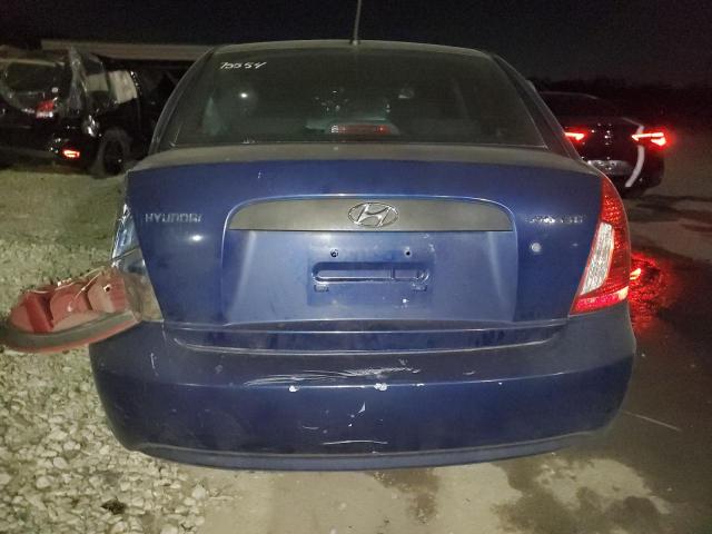 KMHCM46C79U299966 - 2009 HYUNDAI ACCENT GLS BLUE photo 6