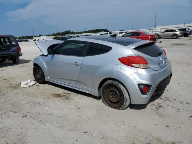 KMHTC6AE2DU101116 - 2013 HYUNDAI VELOSTER TURBO Gümüş foto 2