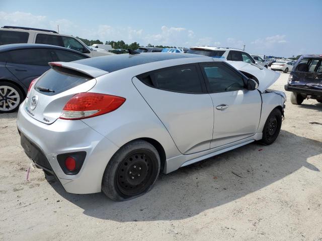 KMHTC6AE2DU101116 - 2013 HYUNDAI VELOSTER TURBO Gümüş foto 3
