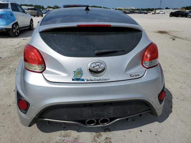 KMHTC6AE2DU101116 - 2013 HYUNDAI VELOSTER TURBO Gümüş foto 6
