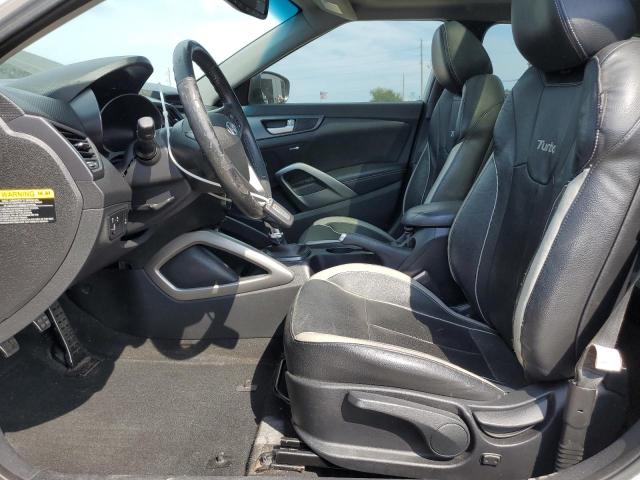 KMHTC6AE2DU101116 - 2013 HYUNDAI VELOSTER TURBO Gümüş foto 7