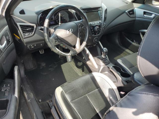 KMHTC6AE2DU101116 - 2013 HYUNDAI VELOSTER TURBO Gümüş foto 8
