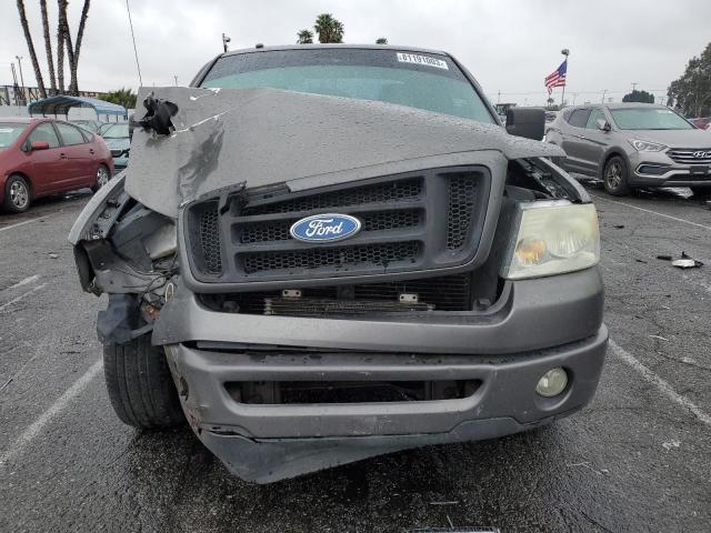 1FTRX12W86FB54228 - 2006 FORD F150 GRAY photo 5