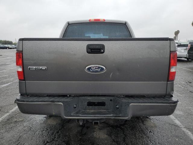 1FTRX12W86FB54228 - 2006 FORD F150 GRAY photo 6