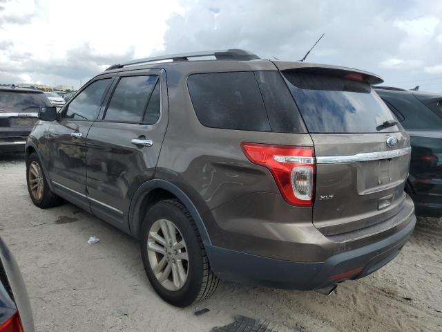 1FM5K7D90FGA61619 - 2015 FORD EXPLORER XLT BROWN photo 2