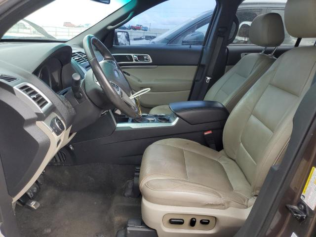 1FM5K7D90FGA61619 - 2015 FORD EXPLORER XLT BROWN photo 7