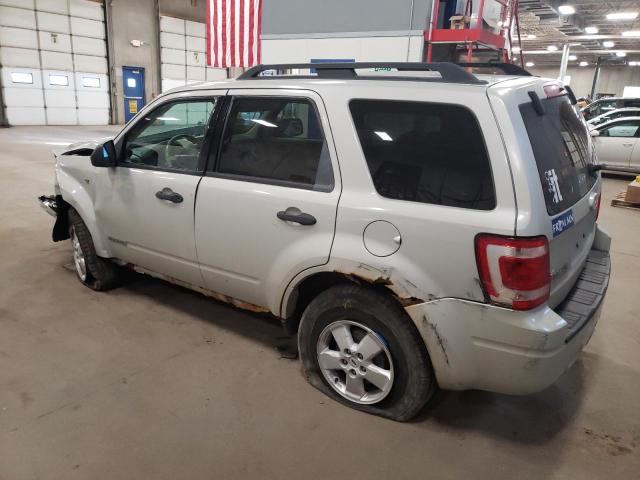 1FMCU93158KE54296 - 2008 FORD ESCAPE XLT WHITE photo 2